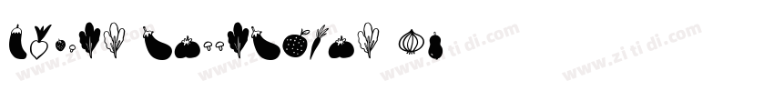 garden collection f字体转换